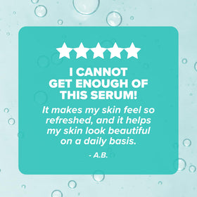 ClarityRx bottle on bathroom counter suggesting daily routine and glowing results