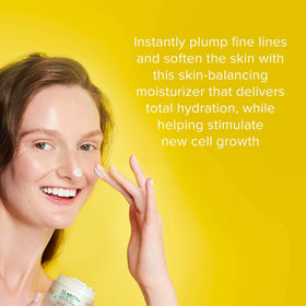 ClarityRx moisturizer texture close-up demonstrating lightweight cream and fast absorption benefit