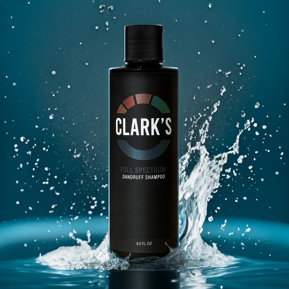 Clark's shampoo lather close-up illustrating texture and rinsing ease