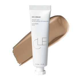 CLE CCC Cream front packaging showing warm medium light 203 shade and SPF benefit