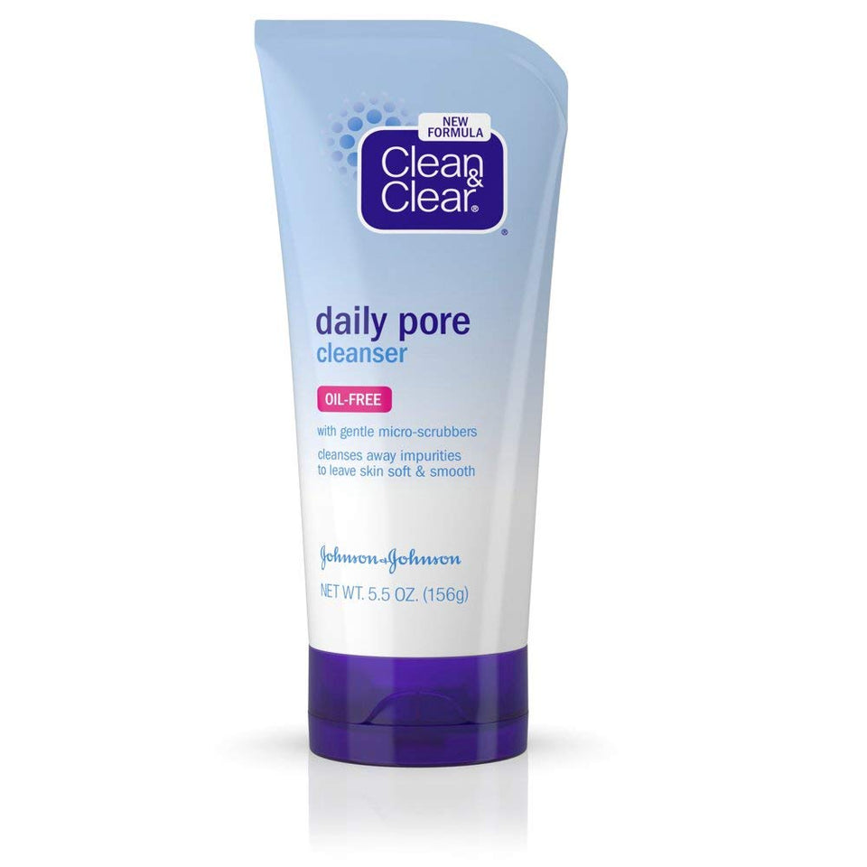 Clean & Clear front packaging showing tube and clear label for refreshed skin