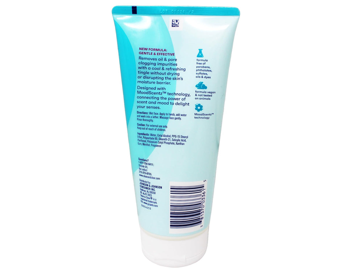 Clean & Clear used in bathroom routine suggesting soothing, daily use