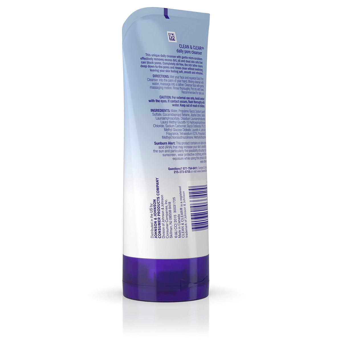 Clean & Clear label and ingredients view for transparency and usage guidance