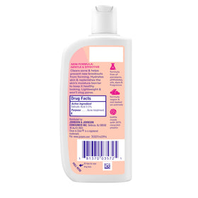 Clean & Clear on bathroom shelf in lifestyle setting conveying daily routine compatibility
