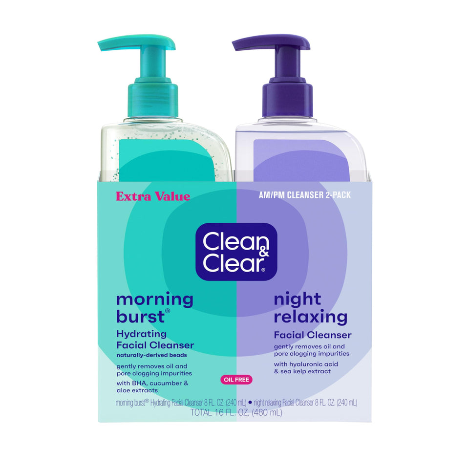 Clean & Clear Morning Burst front packaging showing bottle and label for energizing cleanse