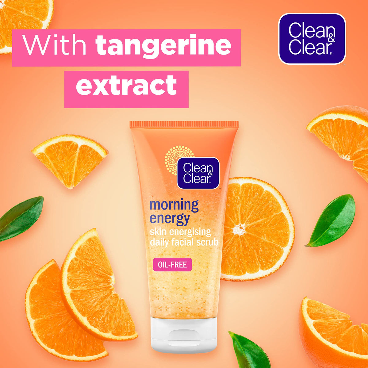 Clean & Clear beads detail emphasizing bursting beads that help smooth skin surface