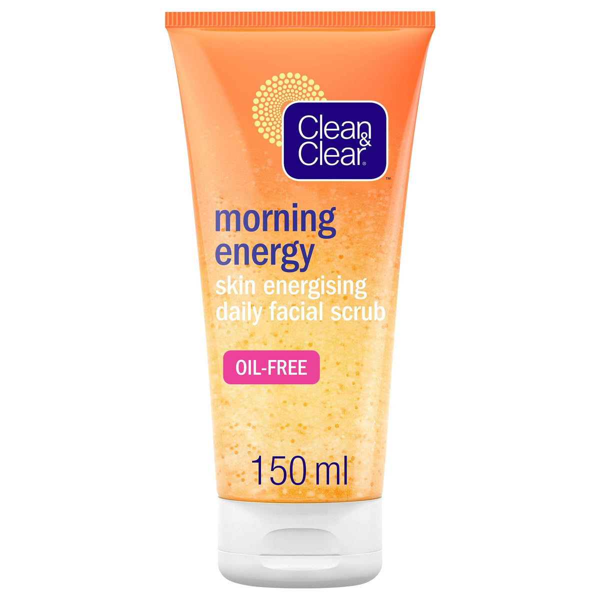 Clean & Clear front packaging showing tube and energising claim for morning refresh