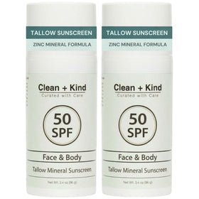 Clean + Kind twin bundle front packaging showing two bottles and benefits