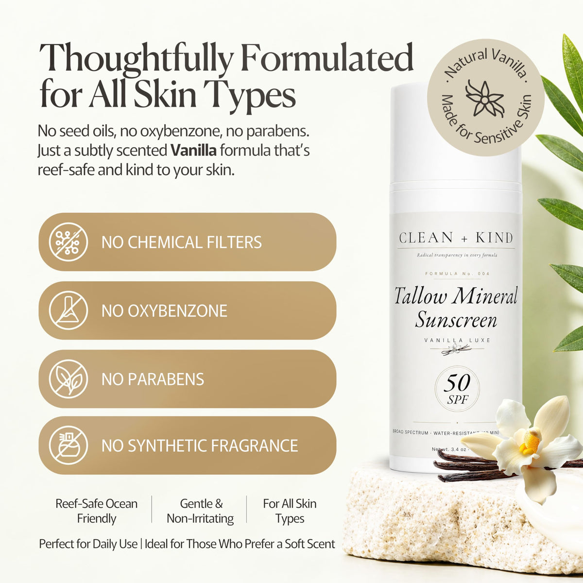 Clean + Kind being applied to forearm highlighting easy blend