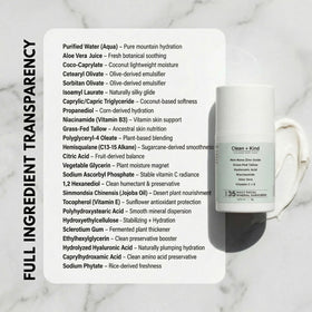 Clean + Kind in a toiletry bag ready for travel and daily convenience