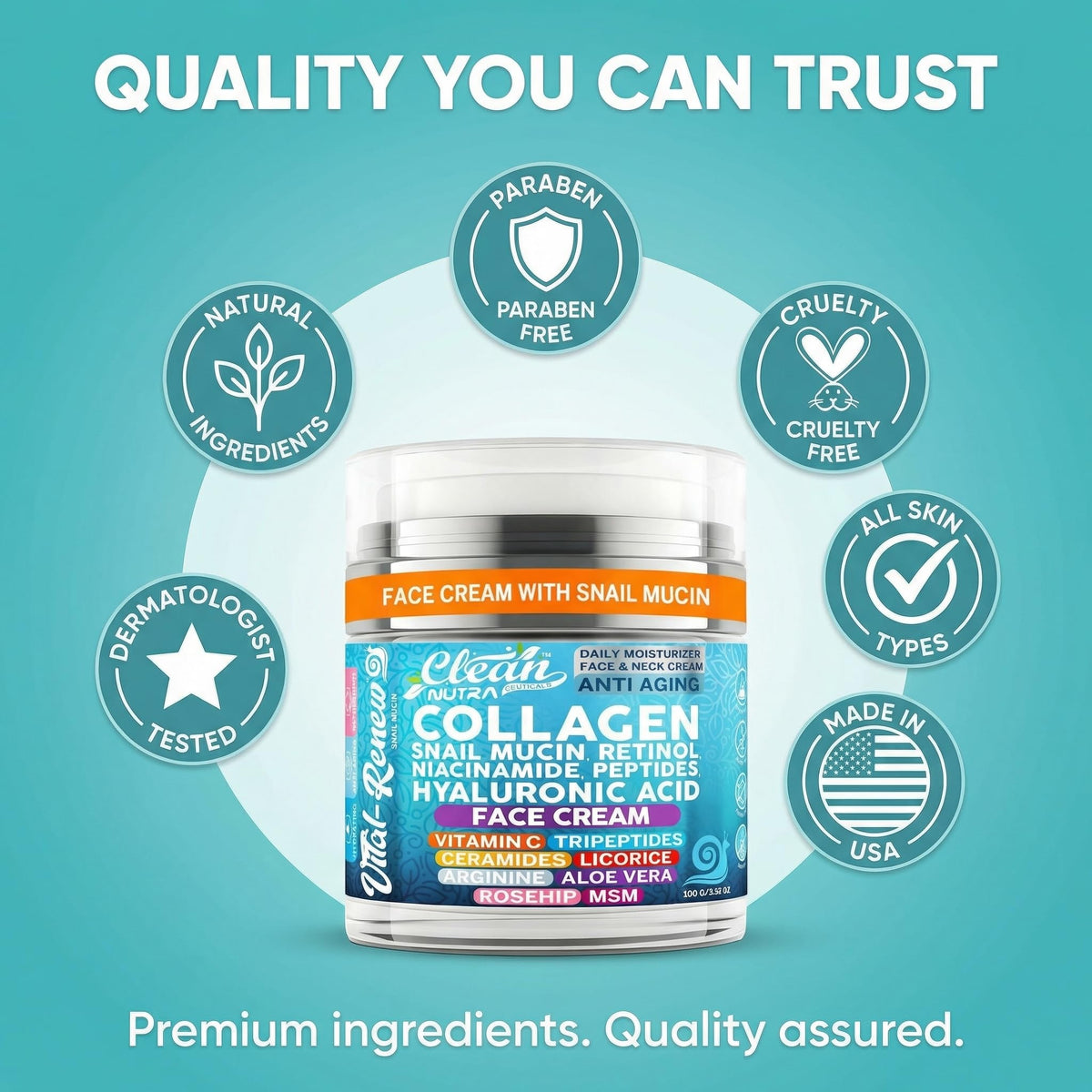 Clean Nutraceuticals botanical ingredients like aloe and rosehip for soothing benefits