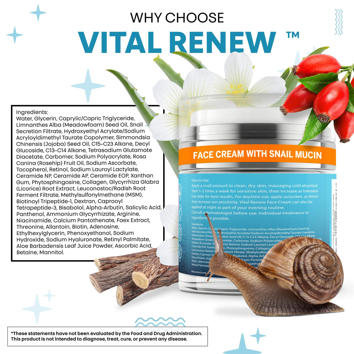 Clean Nutraceuticals application on face and neck illustrating daily use