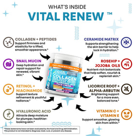 Clean Nutraceuticals jar on bathroom vanity in lifestyle setting for routine use