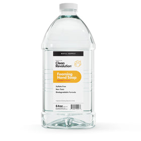 Clean Revolution front label on 128 fl oz jug showing product identity and benefits