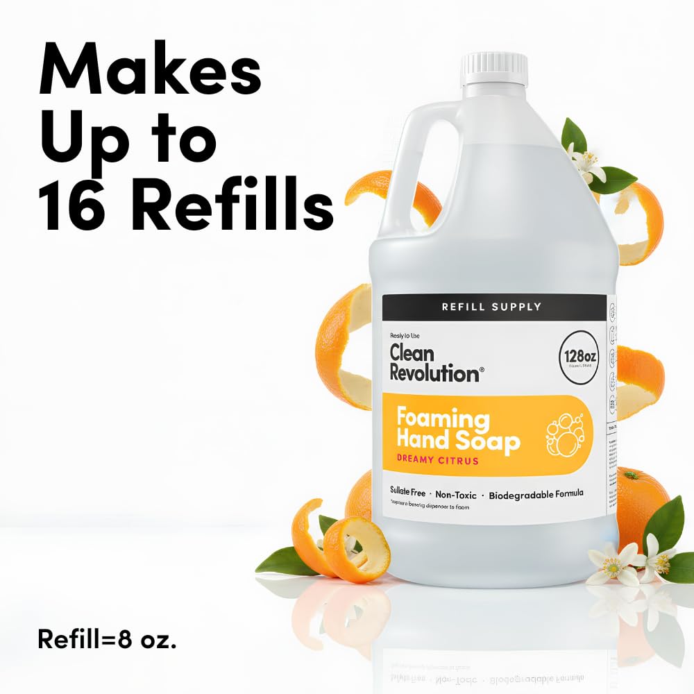 Clean Revolution rich foaming lather texture demonstrating moisturizing benefit