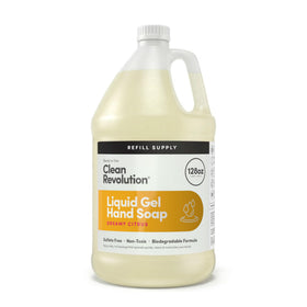 Clean Revolution front label showing Dreamy Citrus and bulk size benefit