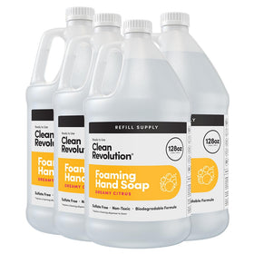 Clean Revolution front label gallon showing product identity and benefit