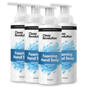Clean Revolution front packaging showing bottle and label for easy identification and refill