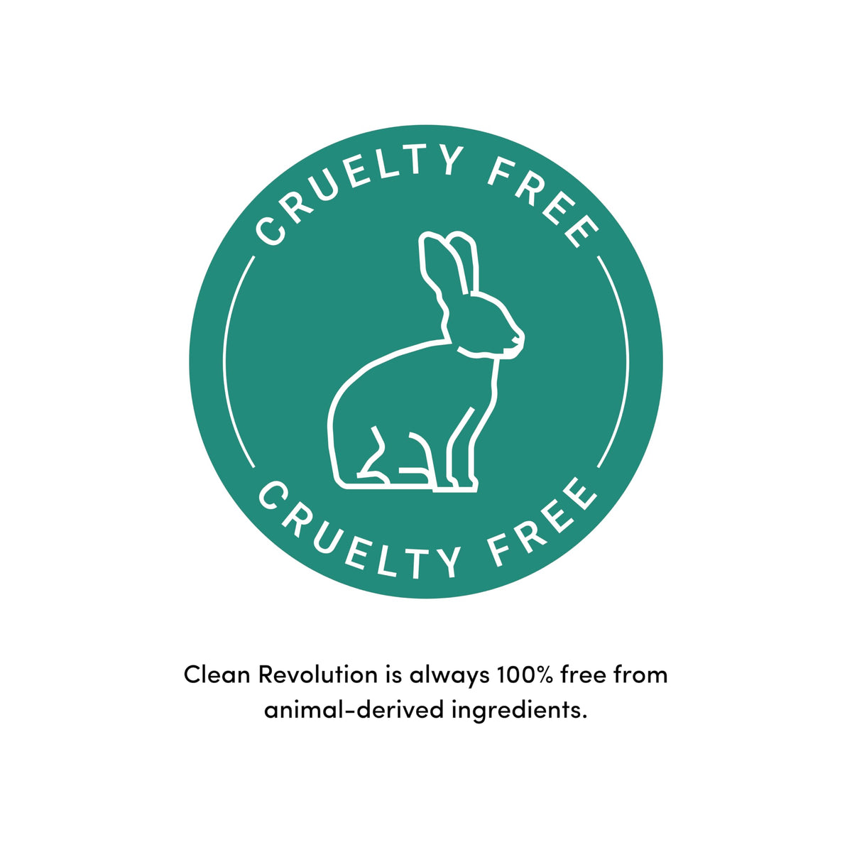 Clean Revolution ingredient label close-up highlighting non-toxic formula