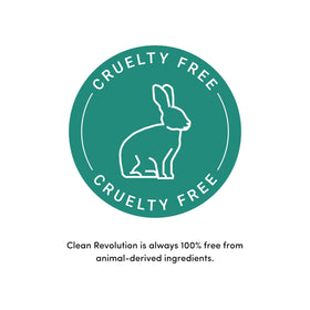 Clean Revolution ingredient label close-up highlighting non-toxic formula