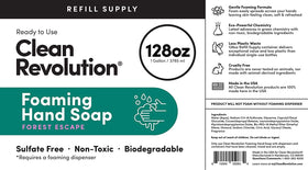 Clean Revolution ingredients list visual emphasizing green-chemistry benefit
