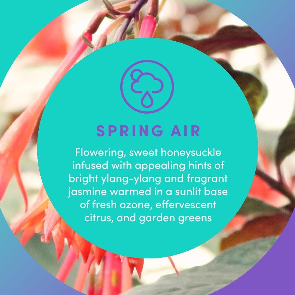 Clean Revolution in a bright bathroom setting, Spring Air scent creating an uplifting fresh atmosphere