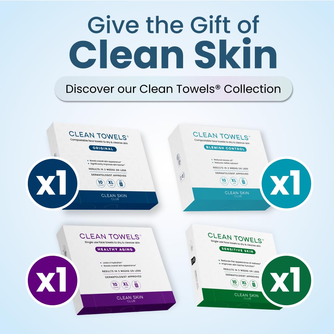 CLEAN SKIN CLUB close-up showing fiber texture and gentle cleansing action