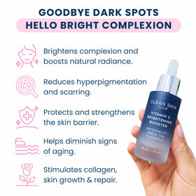 CLEAN SKIN CLUB dropper releasing serum illustrating fast absorption benefit