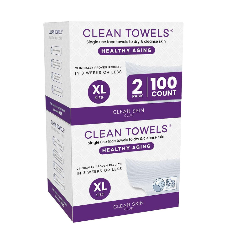CLEAN SKIN CLUB front packaging showing packs and easy access benefit