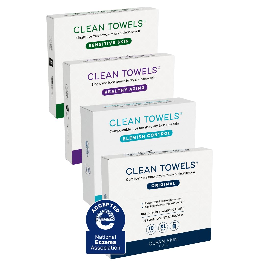 CLEAN SKIN CLUB front packaging showing four travel packs and product benefits