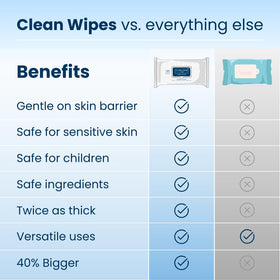 CLEAN SKIN CLUB ingredient label featuring niacinamide, chamomile, and aloe benefits