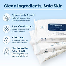 CLEAN SKIN CLUB resealable pack in gym bag showing on-the-go refresh convenience