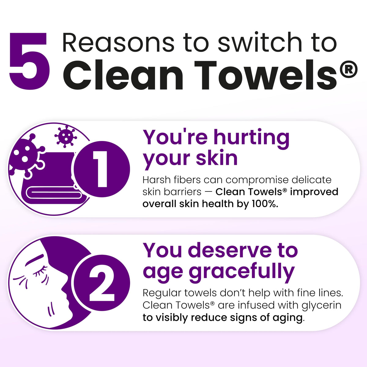 CLEAN SKIN CLUB open pack dispenser showing ready-to-use single towels