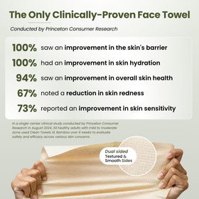 Clean Skin Club towel close-up texture highlighting ultra-soft bamboo viscose