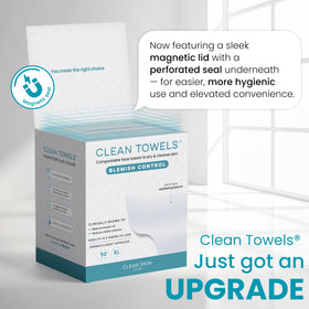 Two Clean Skin Club packs displayed to show total 100-count value
