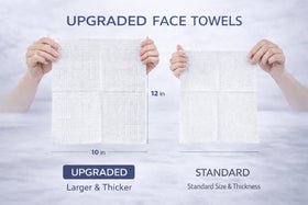 Clean Skin towel removing makeup demonstrating effective, gentle cleanup