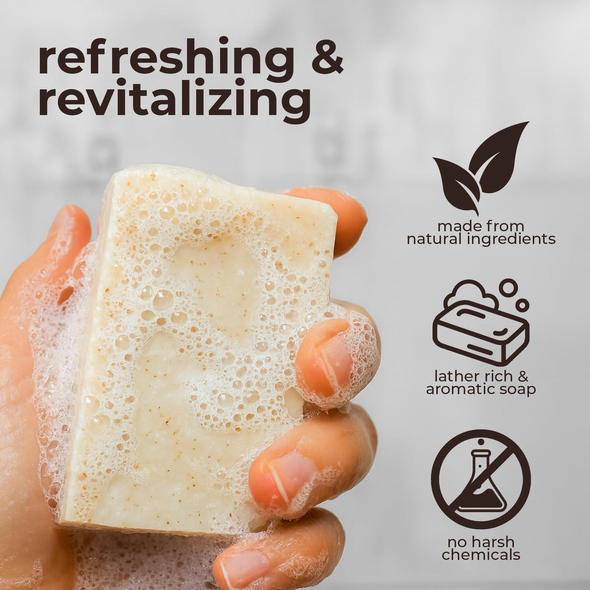 Cleanbar Thieves Please side label with ingredients list highlighting natural formulation benefit