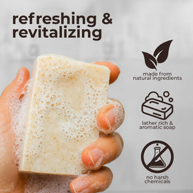 Cleanbar Thieves Please side label with ingredients list highlighting natural formulation benefit
