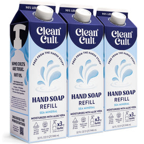 Cleancult front packaging showing 3-pack and eco-friendly benefit