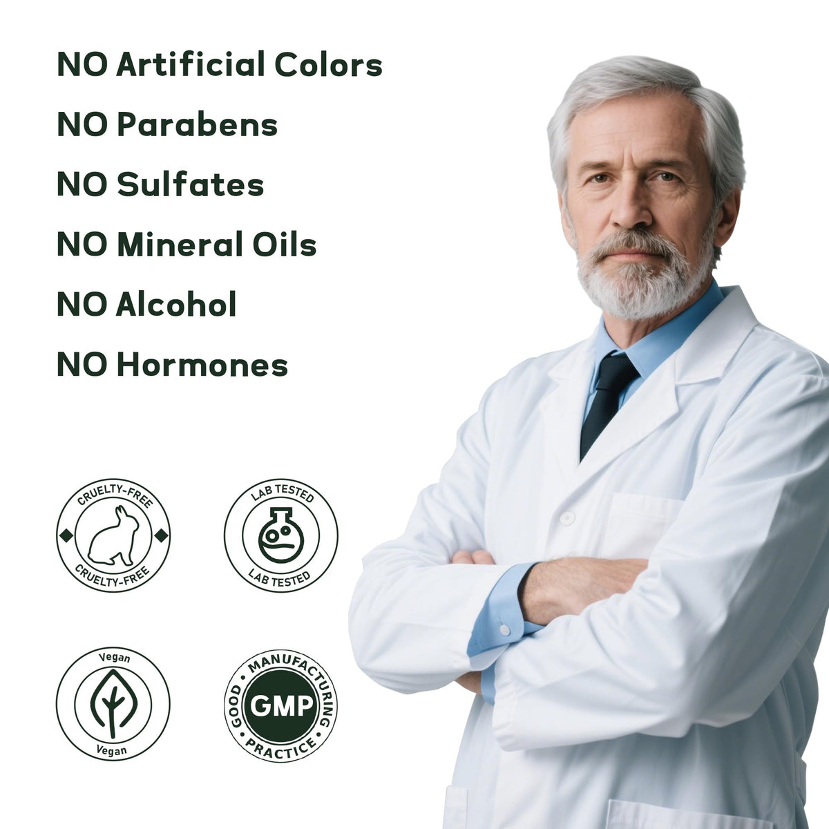 CLEANFULL botanical oil ingredients array highlighting nourishing blend