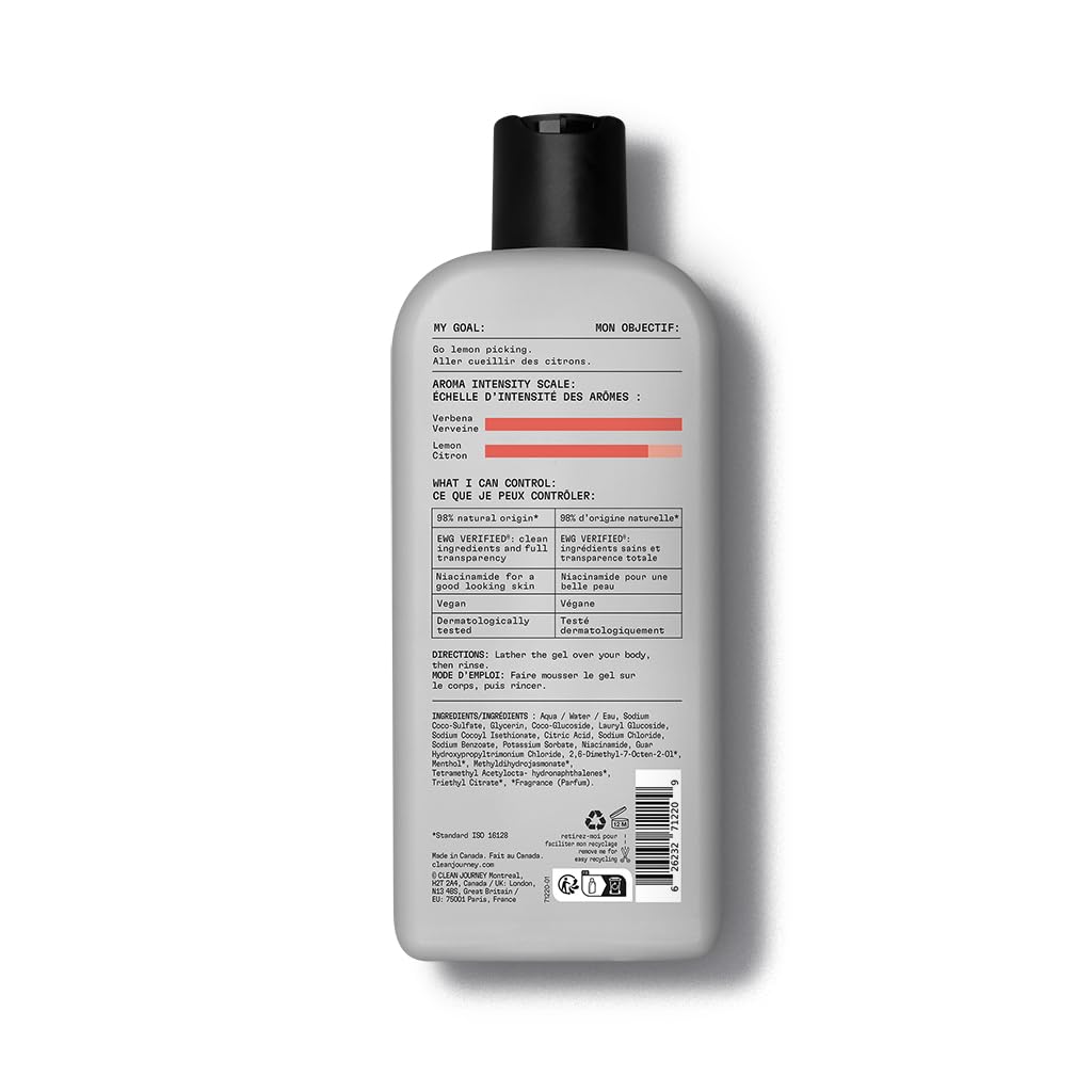 cleanjourney ingredient label photo showing transparency and clean benefit