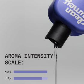 cleanjourney shampoo being applied to wet hair, showing gentle cleansing action