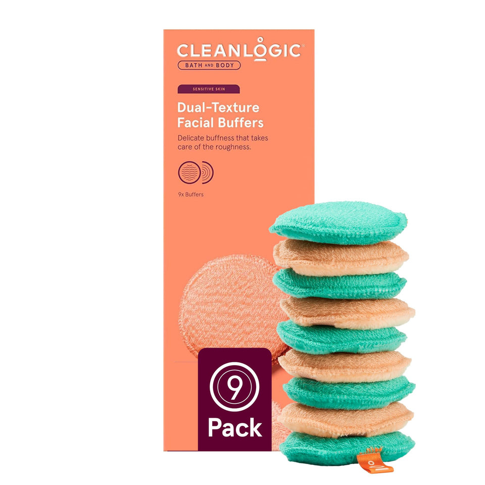 CleanLogic front packaging showing product and count, highlights value