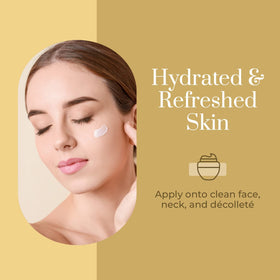 Clear Beauty on bathroom vanity during AM routine for makeup-friendly finish