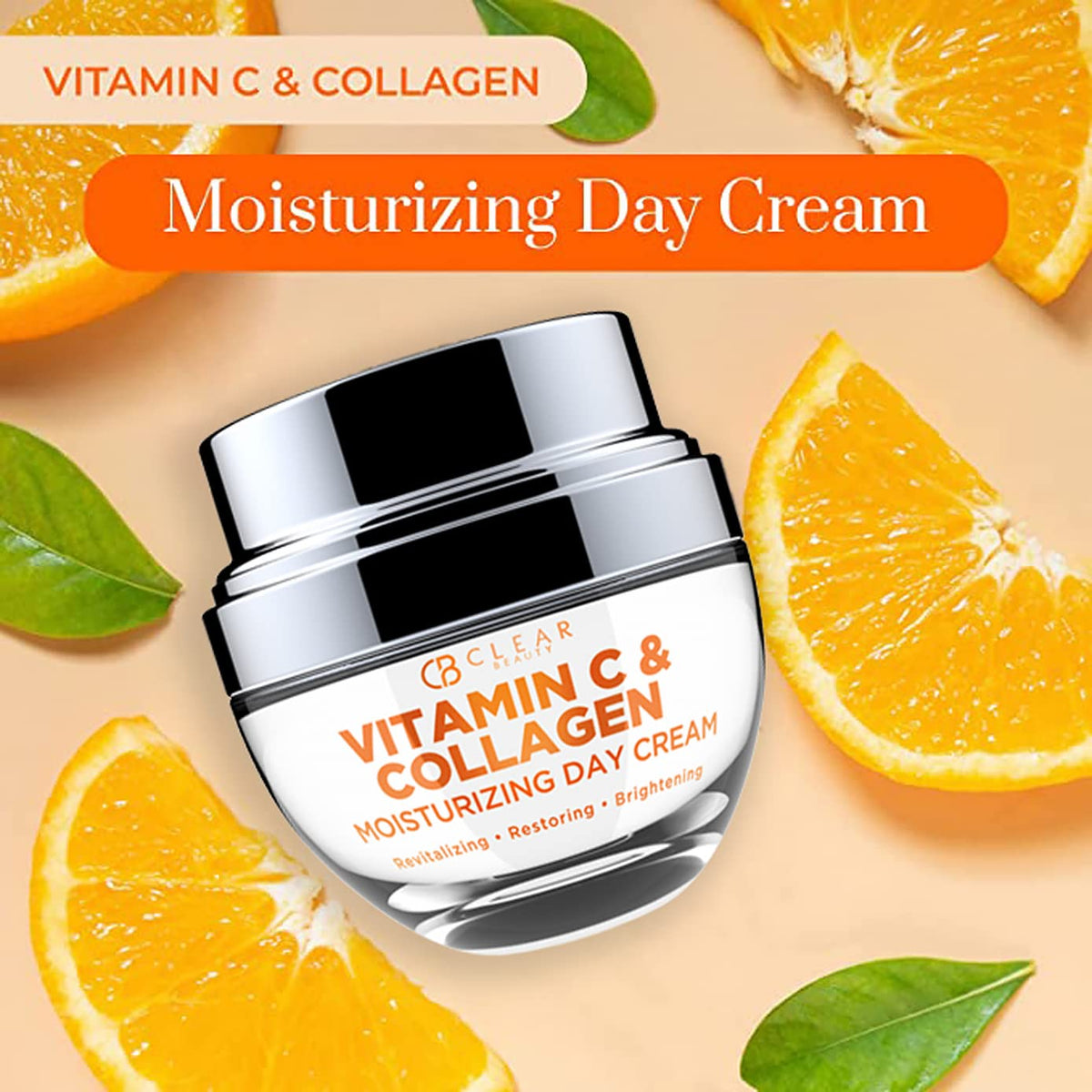 Clear Beauty on bathroom counter in morning routine setting for everyday use