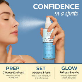 Clear Beauty on bathroom vanity lifestyle shot suggesting daily routine