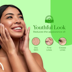 Clear Beauty mask in use on woman relaxing, delivering cool relief
