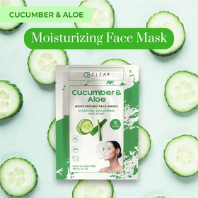 Clear Beauty stacked packets in lifestyle scene for travel-ready care