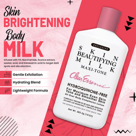 Clear Essence texture close-up of lotion showing lightweight, fast-absorbing formula
