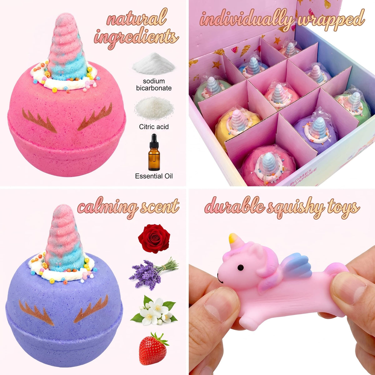 Clear and Fresh close-up of bath bomb texture illustrating gentle ingredients and smooth finish